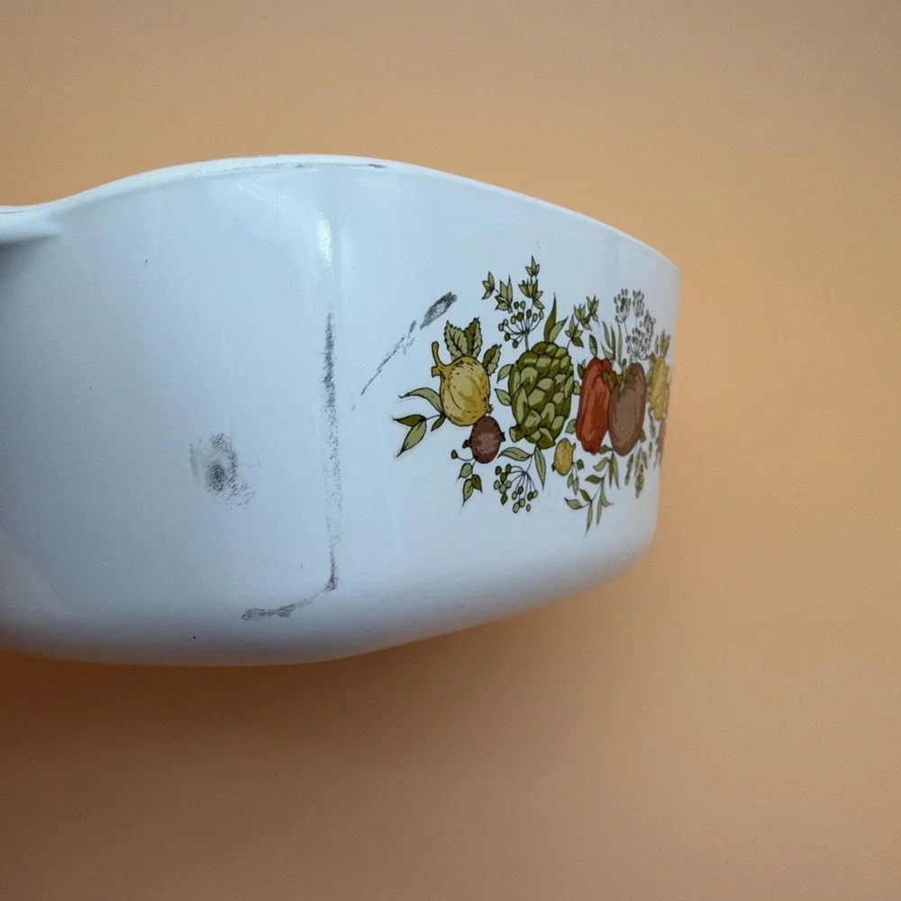VTG Corning Ware Spice of Life 2 3/4 Cup Petite Casserole Baking Dish 6